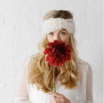 Knit Collage - Ribby Turban Headband in Castaway